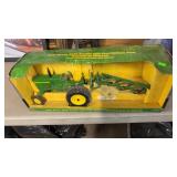 JOHN DEERE 3020 DIE CAST TRACOTR & 4 BOTTOM PLOW