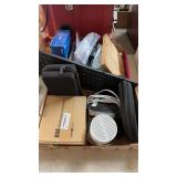 2 BX W/ COMPUTER ITEMS, UNIVERASAL REMOTES,