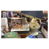 VEG-O-MATIC, ELECTRIC MEAT GRINDER & TABLE LAMP