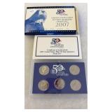 2007 US MINT 50 STATE QUARTER PROOF SET