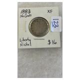 1883 LIBERTY NICKEL