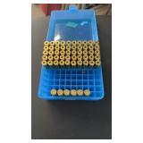 BLUE BOX W/ 56 PCS 7MM BRASS