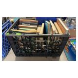 BASKET OF GUN BOOKS-RELOADING & RELATED BOOKS