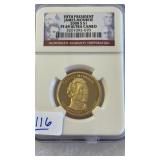 5TH PRESIDENT JAMES MONROE 2008 ONE DOLLAR COIN