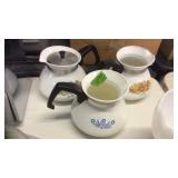 3 CORNING WARE COFFEE POTS