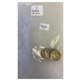 5 BUFFALO NICKELS