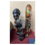 4 AFRICAN WOOD CARVINGS