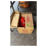 MILLER BEER BOX & DECORATIVE CHILI PEPPERS