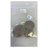 5 EISENHOWER DOLLARS