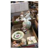 2 BX OF MISC FIGURINES & COLLECTIBLES