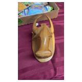 CARVED WOOD WATER BUFFALO
