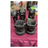 5 WOOD CARVINGS