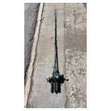 3 FISHING POLES W/ REELS