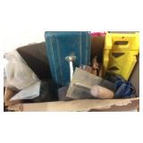 BX OF  MISC TOOLS & CARPENTER'S POUCH