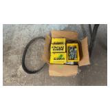 GROUP OF NEW ANCHOR BOLTS & BELT