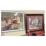2 FRAMED PICTURES