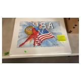ERIC HEIDEN OLYMPIC SPEED SKATER NUMBERED POSTERS