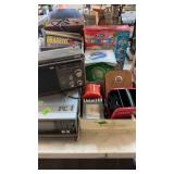 GROUP W/ ROCK TUMBLER, EMERSON MINI TV, CARD