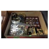 BOX OF COSTUME JEWELRY