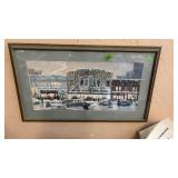 SIGNED & NUMBER SNOWY PICTURE