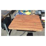 PICNIC TABLE W/ IRON BASE