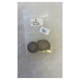 5 LIBERTY NICKELS