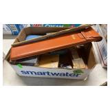 2 SLIDE RULES, PRECISION SCREWDRIVERS, DRILL BITS