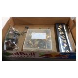 50 ANGEL PINS & CHARMS, WOODEN CROSSES