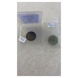 ROMAN COIN & GREAT BRITIAN GEORGE III TOKEN
