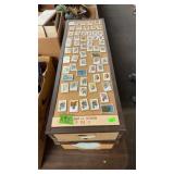 DISPLAY OF STAMP PINS