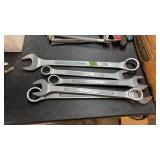5 LARGE PITTSBURGH WRENCHES 1 1/2'-2'