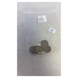 5 BUFFALO NICKELS