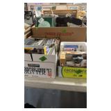 3 BX OF MISC ITEMS-EAGLE THERMOMETER, MUSIC CDS