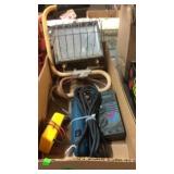 HALOGEN WORK LIGHT, ROTARY TOOL & MULTI METERS