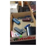 GROUP OF MULTI TOOLS, FLASK