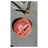 ROCKWOOD WORCESTER CAST IRON COVER & STEEL DISH