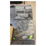 2 LASER ETCHED TILES