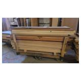 19 STILE AND RAIL DOORS ASSORTED SIZES AND WOOD