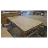 49' X 97' 36' H WOOD WORK TABLE