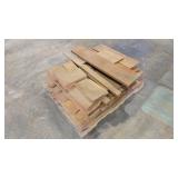 PALLET OF TEAK BOARDS 40' X 45' X 14' TALL SHORTS
