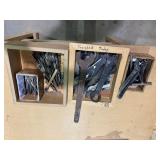 SPADE BITS, ROUTER WRENCHES MISC TOOLS