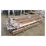 APPROX 130 10'X6' FINISHED BASEBOARD MOLDING