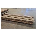 APPROX 30 10'X6.5' UNFINISHED BASEBOARD MOLDING