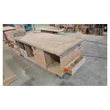 49' X 97' X 37' H WOOD WORK TABLE