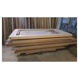 16 STILE AND RAIL DOORS ASSORTED SIZES AND WOOD