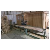TOPS RADIAL ARM SAW W/ 16' TABLE