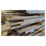 RUSTIC WHITE OAK STRIPS 175 BRD FEET 2.5'-5' WIDTH