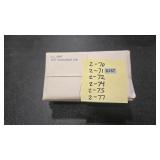 2 - 1970-71-72-74-75 & 1977 MINT SETS