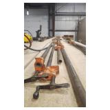 4 METAL BAR CLAMPS 8' LENGTH
