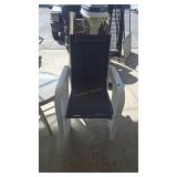 6 STACKING PATIO CHAIRS